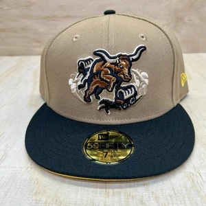 NEW 7 7/8 Circle The Wagons The Clink Room New Era 59Fifty Fitted Cap Khaki - Picture 1 of 10