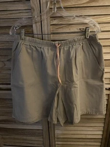 Pantalones Cortos Pull On Ciervo Blanco Mujer L 12/14 Elástico Cintura Bolsillos Cordón Tostado - Imagen 1 de 3
