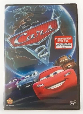 Cars 2 DVD 2011 SEALED Disney Pixar Animation Family w/Shorts: Toy Story + Mater - Image 1 of 4