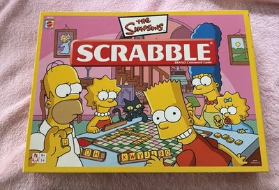 THE SIMPSONS SCRABBLE - MATTEL 2005 (COMPLETE) - Image 1 of 3