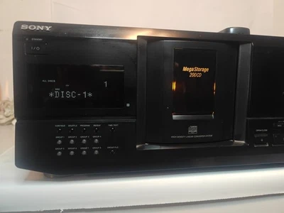 Sony CDP-CX235 MegaStorage 200 CD-Player Funktioniert Einwandfrei - Bild 1 von 4