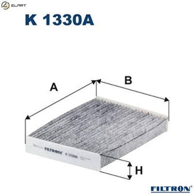 FILTER CABIN AIR K 1330A FOR RENAULT LODGY ZOE KOLEOS/II/SUV DOKKER  DACIA - Image 1 of 4