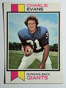 1973 Topps #184 Charlie Evans RC (EX) - Picture 1 of 2