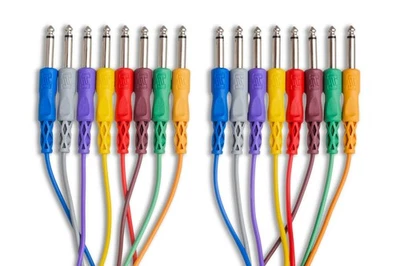 Hosa CPP-801 8-channel 1/4-inch TS Male Snake - 3.3 foot - Image 1 of 2