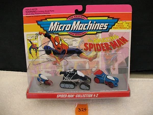 MICRO MACHINES 65826 AMAZING SPIDER-MAN  MARVEL COLLECTION #2 *New* 1993 Galoob - Picture 1 of 4