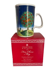 Crabtree & Evelyn Kaffeebecher Fasan Obstbaum Eichhörnchen Landhaus verpackt - Bild 1 von 24