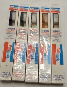 Vintage 1987 Oral B Pathmark Toothbrush Lot of 5. L4 - Picture 1 of 6
