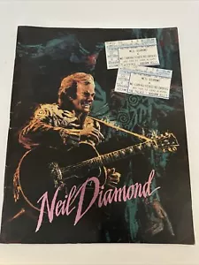 Neil Diamond Konzertprogramm Fotobuch, 1992 Bonus 2 Tickets - Bild 1 von 8