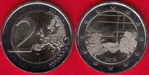 Finland 2 euro 2018 "Finnish sauna culture" BiMetallic UNC - Picture 1 of 1