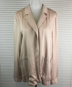 Decjuba Lindsay Relaxed Blazer Womens Size 12 Pale Blush Jacket NWT 100% Viscose - Picture 1 of 18