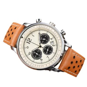 Six-pin multifunctional belt casual chronograph quartz watch men - Picture 1 of 16
