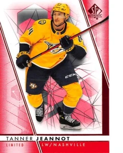 2022-23 SP Authentic Limited Red #84 Tanner Jeannot - Picture 1 of 2
