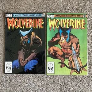 Wolverine Limited Series #3 & 4 (1982 Marvel Comics) Bundle Lot - Picture 1 of 3