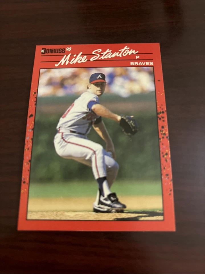 1990 Donruss - #508 Mike Stanton RC Rookie Atlanta Braves - Image 1 of 1