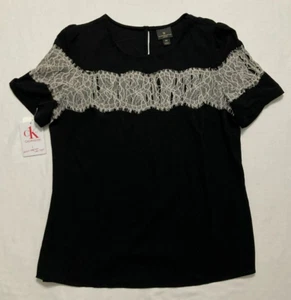 Nuevo con tracción delantera Worthington Camiseta Pequeña Negra PS - Imagen 1 de 5