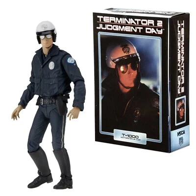 Terminator 2 Ultimate Series NECA 7" Action Figure - T-1000 (Motorcycle Cop) - Image 1 of 4