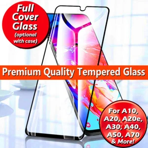Full Screen Protector For Samsung Galaxy A10 A20 A20e A40 A50 A70 A30 Case Cover - Picture 1 of 15
