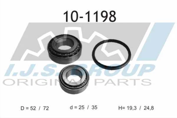 IJS GROUP Radlagersatz hinten links rechts für Renault Master I Kasten T__ - Bild 1 von 1