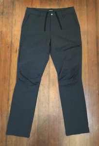 Pantalone PROOF Schoeller Svizzera Uomo 32 Nero Elasticizzato Slim Coulisse 34x32 - Foto 1 di 9