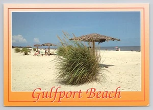 Gulfport Beach Mississippi Postkarte - Bild 1 von 2