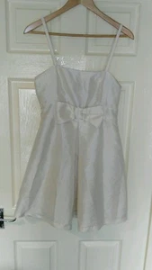 Womens Cream New York Laundry Strappy Dress. Size 10. - Picture 1 of 2