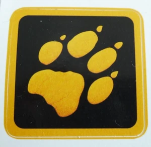 OEM Jack Wolfskin Tatze Outdoor Aufkleber, Sticker, Decal - 4x4cm - Picture 1 of 2