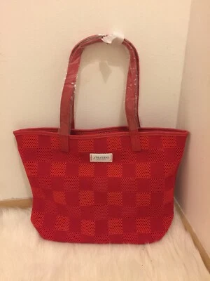 NUEVO SHISEIDO Ginza Tokyo Bolso de Mano Rojo Grande Foto 1 de 2