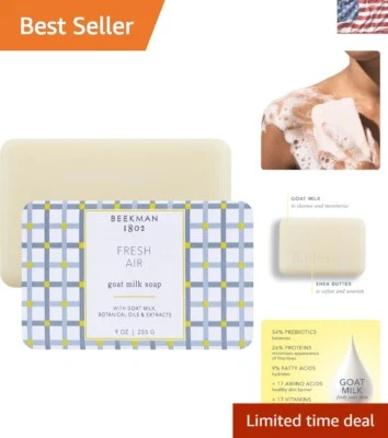 Revitalize Your Skin with Goat Milk & Shea Butter Soap - 9oz Exfoliating Bar - Image 1 of 4