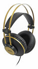 AKG K92 Nauszne zamknięte tylne słuchawki stereo monitor studyjne czarne/złote oryginalne
