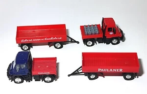 Mercedes Unimog Paulaner & Landliebe 1:87 Hümmer Konvolut #PV2743 - Bild 1 von 4