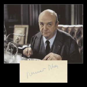 Bernard Blier (1916-1989) - Acteur français - Page signée en personne + Photo - Imagen 1 de 3