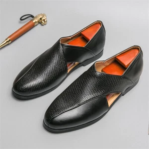 Sandali uomo moda business, scarpe eleganti estive casual punta chiusa - Foto 1 di 14