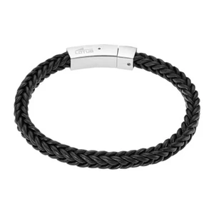 Pulsera de hombre Lotus Style LS2386-2/1 acero inoxidable y cuero negro - Imagen 1 de 1