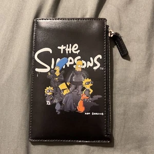 Balenciaga - The Simpsons Printed Leather Zipped Cardholder - Picture 1 of 4
