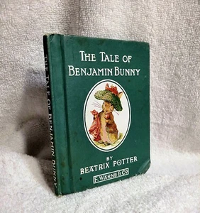 Vintage 1904 The Tale of Benjamin Bunny by Beatrix Potter Hardcover Book - Picture 1 of 12