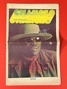 Revista Taj Mahal on Changes 15/06/1969 ¡Póster de la crucifixión de Lennon! MC5, Byrds - Imagen 1 de 17