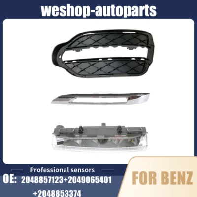 3pcs Left Front Fog Driving Light ASSY for Mercedes Benz W166 ML400 X204 GLK350 - Изображение 1 из 4
