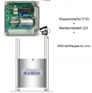 elektronischer Pförtner für Hühner-Enten-Gänse - Geflügelklappe mit Hühnerklappe - Bild 1 von 1