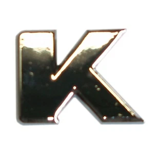 3D-relief-chrome-letter K - Imagen 1 de 1