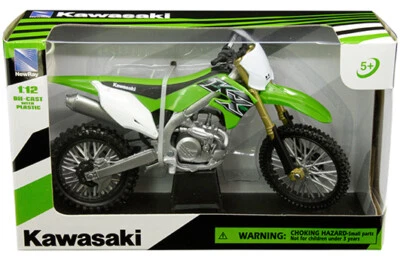 Kawasaki KX450 Escala 1/12 Motocross Supercross Bicicleta Suja Motocicleta Nova em Estoque - Imagem 1 de 4