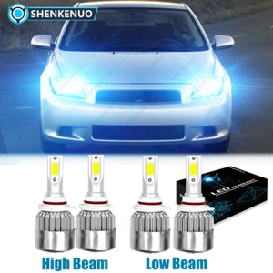 8000K Front LED Headlight Bulb for Scion tC High & Low Beam 2005-2013 Set of - Picture 1 of 13