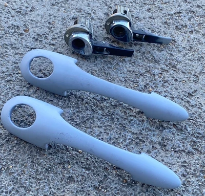 Porsche 933 Left & Right Outer Door Handles w/Latching Mechs. 993.537.061 /062 - Image 1 of 4