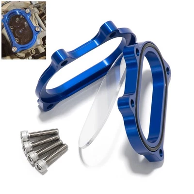 Cubierta lateral de culata 2 para Yamaha Rhino Grizzly 660 Raptor 660R YFM660R azul Foto 1 de 4