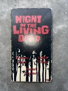 Night of the Living Dead 1985 VHS Congress Video Black & White Horror - Picture 1 of 4