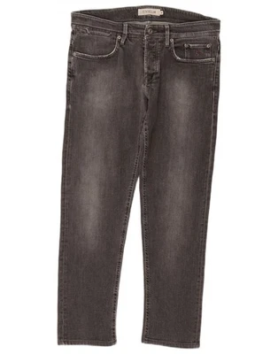 Pantalones de mezclilla ajustados SIVIGLIA para hombre W34 L29 gris algodón CU09 Foto 1 de 3