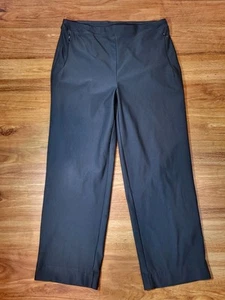 LL Bean Size L Black Pull On Pants - Picture 1 of 5