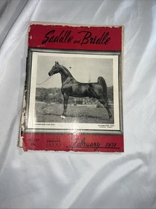 Saddle and Bridle Magazine February 1951 Vol XXIV - Imagen 1 de 7