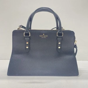 Kate Spade New York Black Pebbled Leather Satchel - Picture 1 of 6