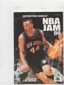 NBA Jam 99 N64 nur Handbuch ohne Sendungsverfolgung Original Super Nintendo - Bild 1 von 1