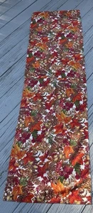 Autumn Fall Table Runner 68x19” Leaves Machine Washable - Picture 1 of 3